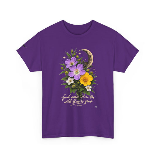 Floral Moon Graphic Tee — Same Moon Sisters product image