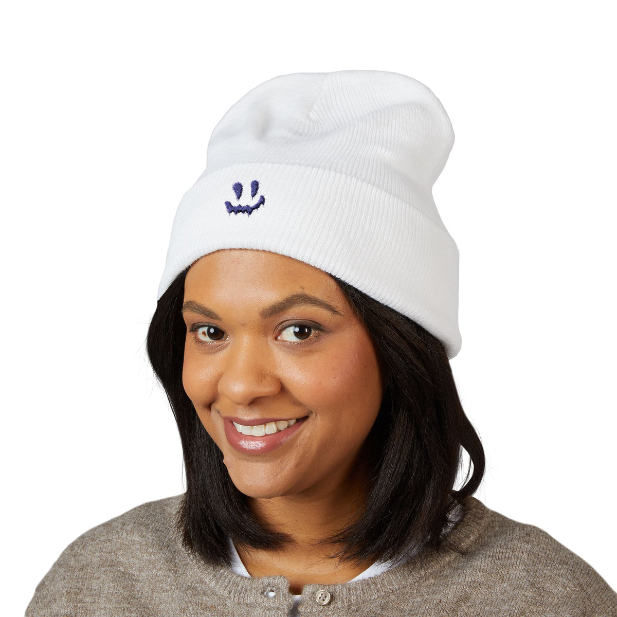 SMILE Cuffed Beanie — Scout — Same Moon Sisters product image