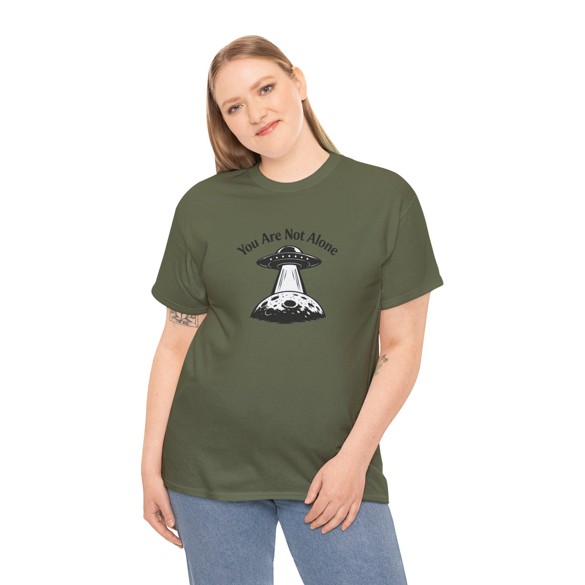 You Are Not Alone — UFO Graphic Tee — Same Moon Sisters product image