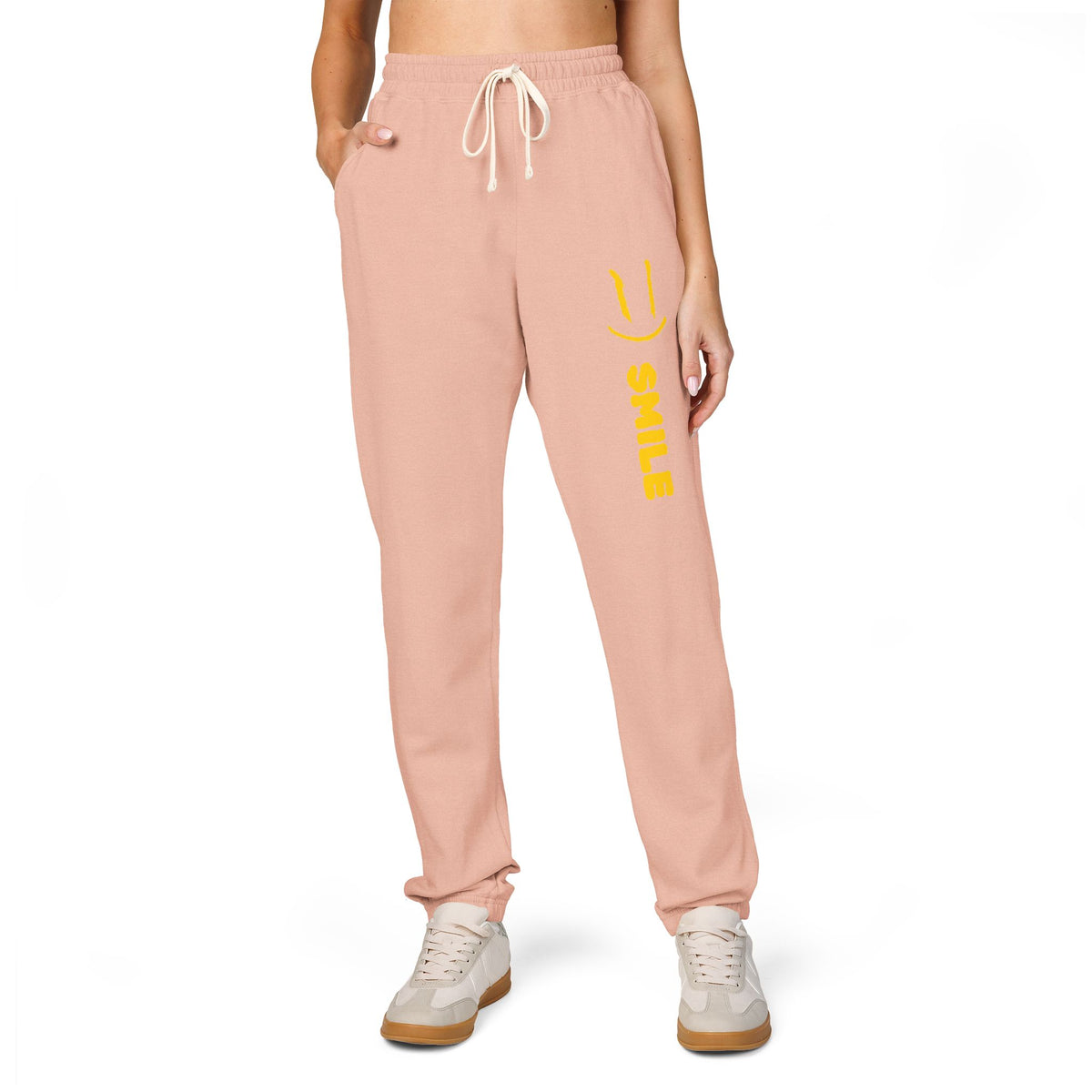 SMILE Graphic Sweatpants — Taven — Same Moon Sisters product image