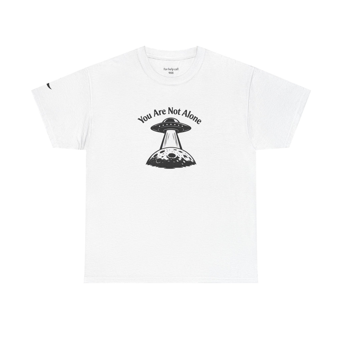 You Are Not Alone — UFO Graphic Tee — Same Moon Sisters product photo