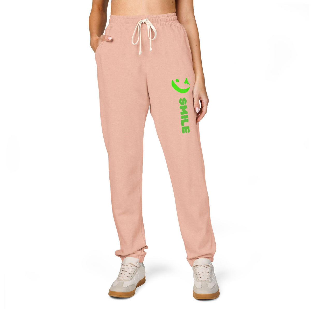 SMILE Graphic Sweatpants — Kent — Same Moon Sisters product image