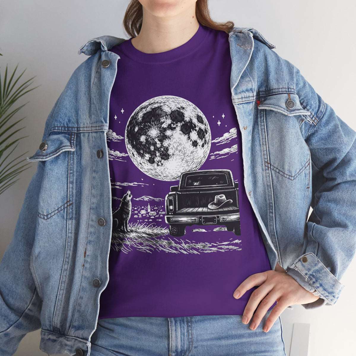 HOWL — Moonlit Graphic Tee — Same Moon Sisters product image