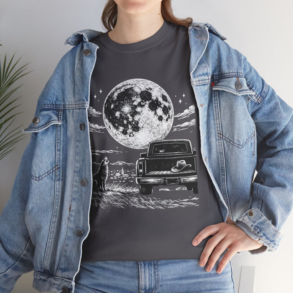 HOWL — Moonlit Graphic Tee — Same Moon Sisters product image