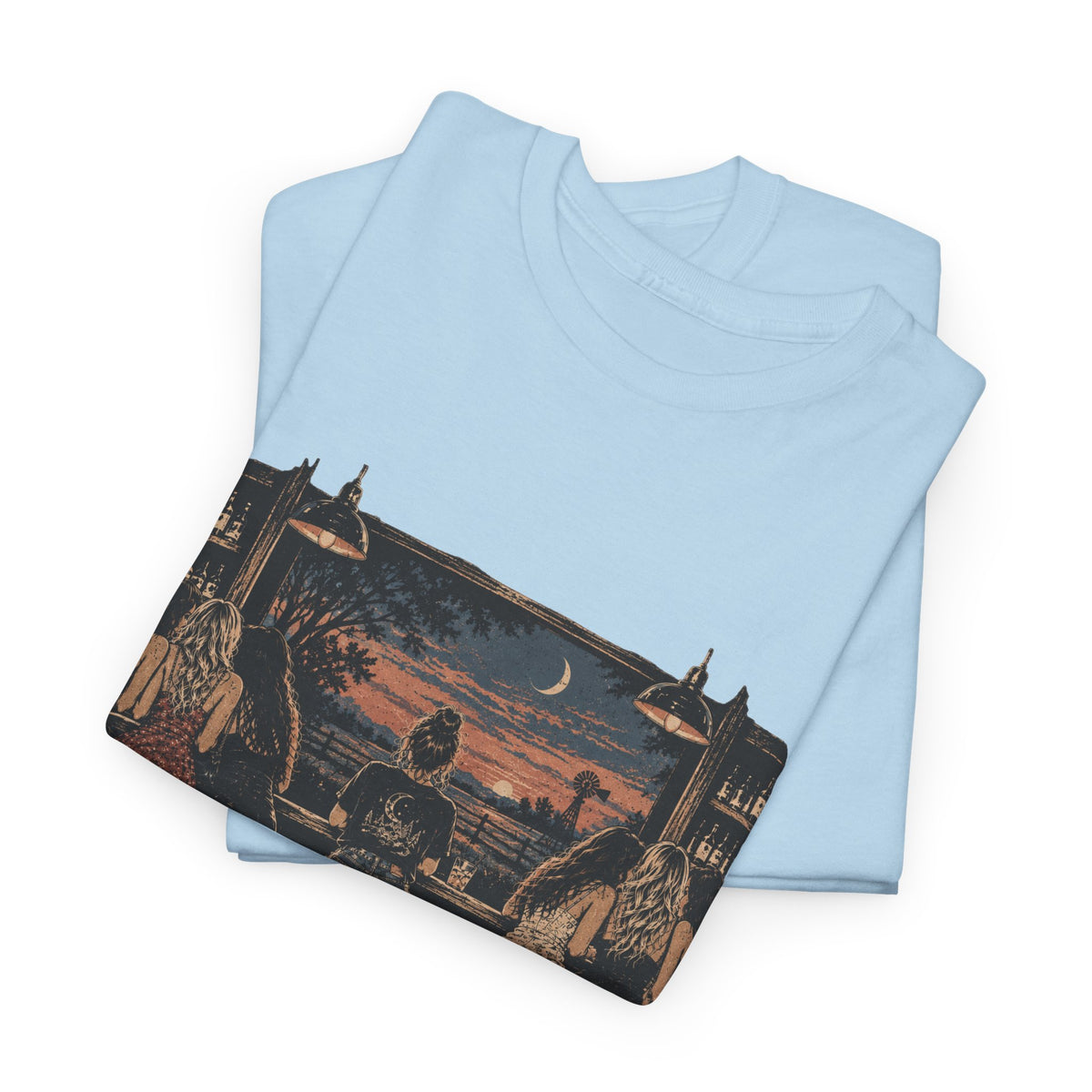 Not Lonely, Just Somewhere Else — Vintage Graphic Tee — Same Moon Sisters product image